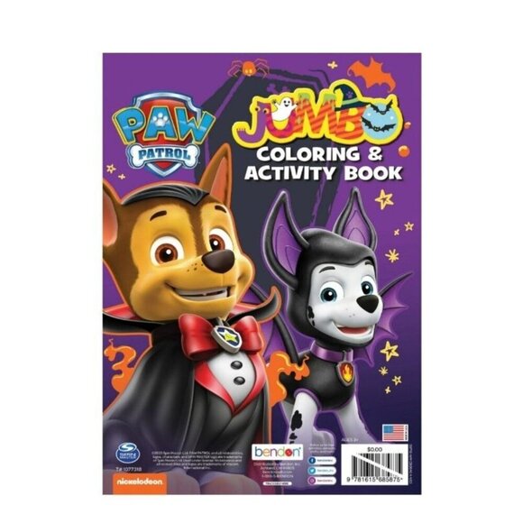 Bendon Other - Paw Patrol Halloween Tricks For Pup Treats Coloring & Activity Book
